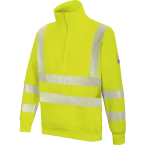 Sudadera Cremallera Amarillo